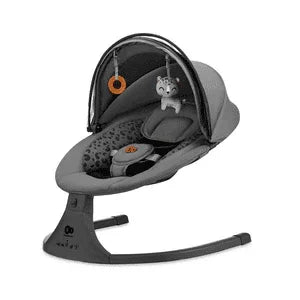Kinderkraft 2in1 Lumi 2 Electric Rocker Bouncer - Dark Grey