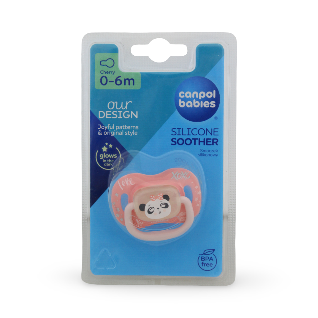 Canpol Babies Silicone Soother 0-6m – Exotic Panda Print