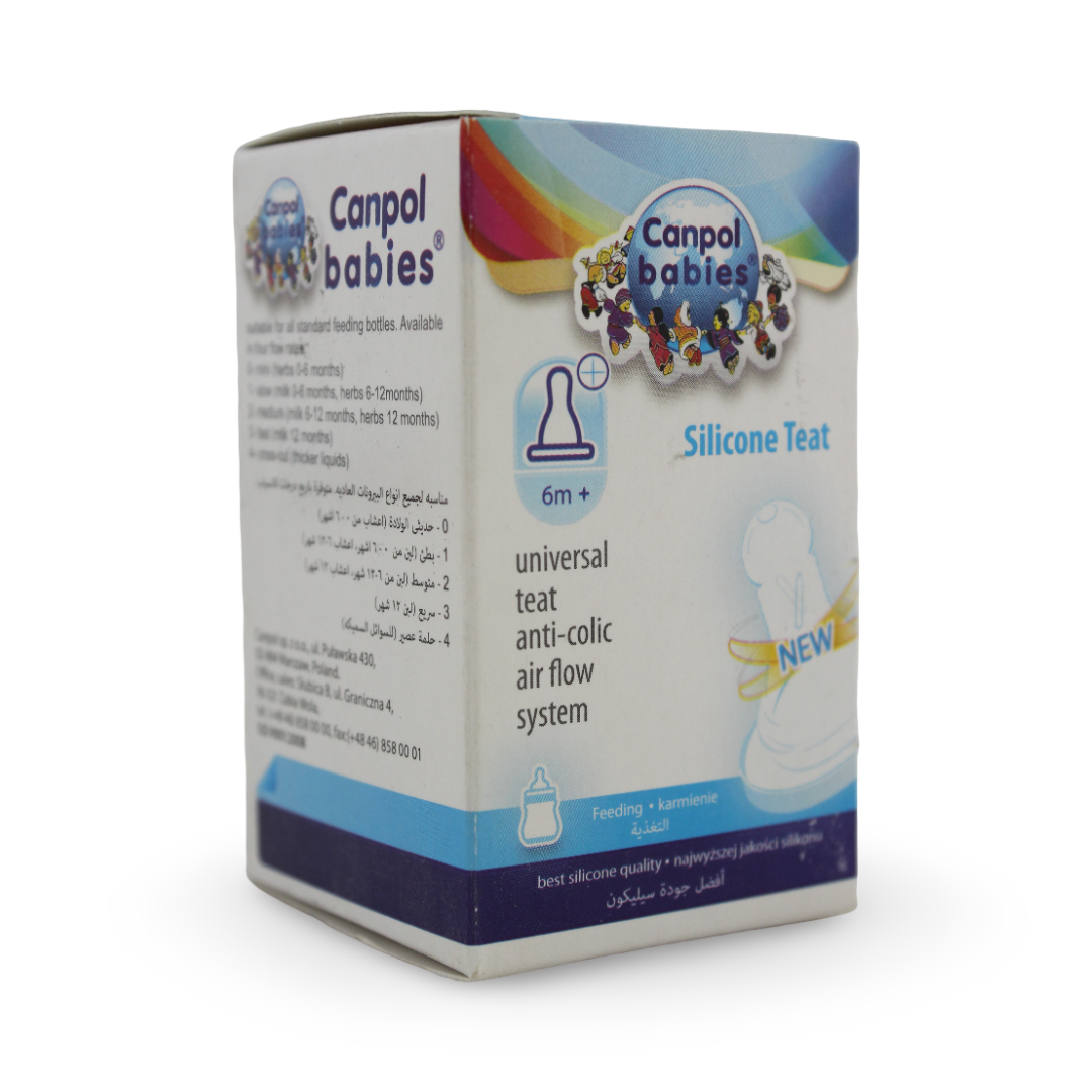 Canpol Babies Silicone Standard Teat (3m+) – Slow Flow