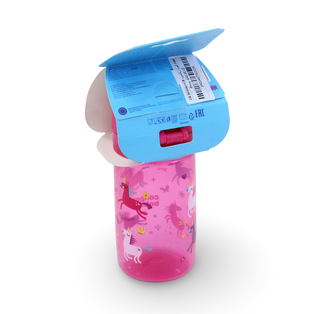 Canpol Babies Junior Water Bottle 400ml 2.5 Years+ – Pink