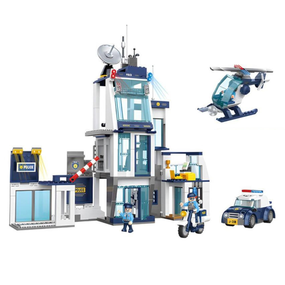 Cogo Town Police Force Building Block Set – 659 Pcs - Toys
