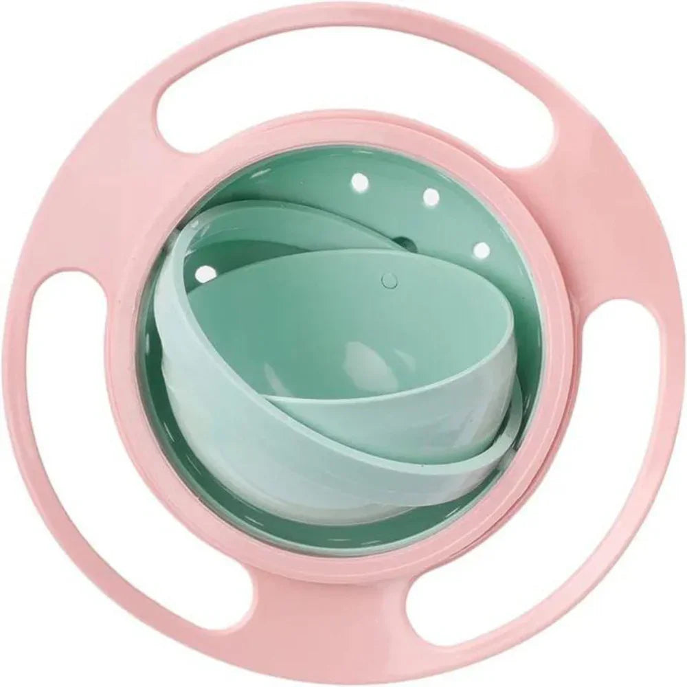 Universal Gyro Bowl – Spill-Proof Baby Dish (Mint Green)