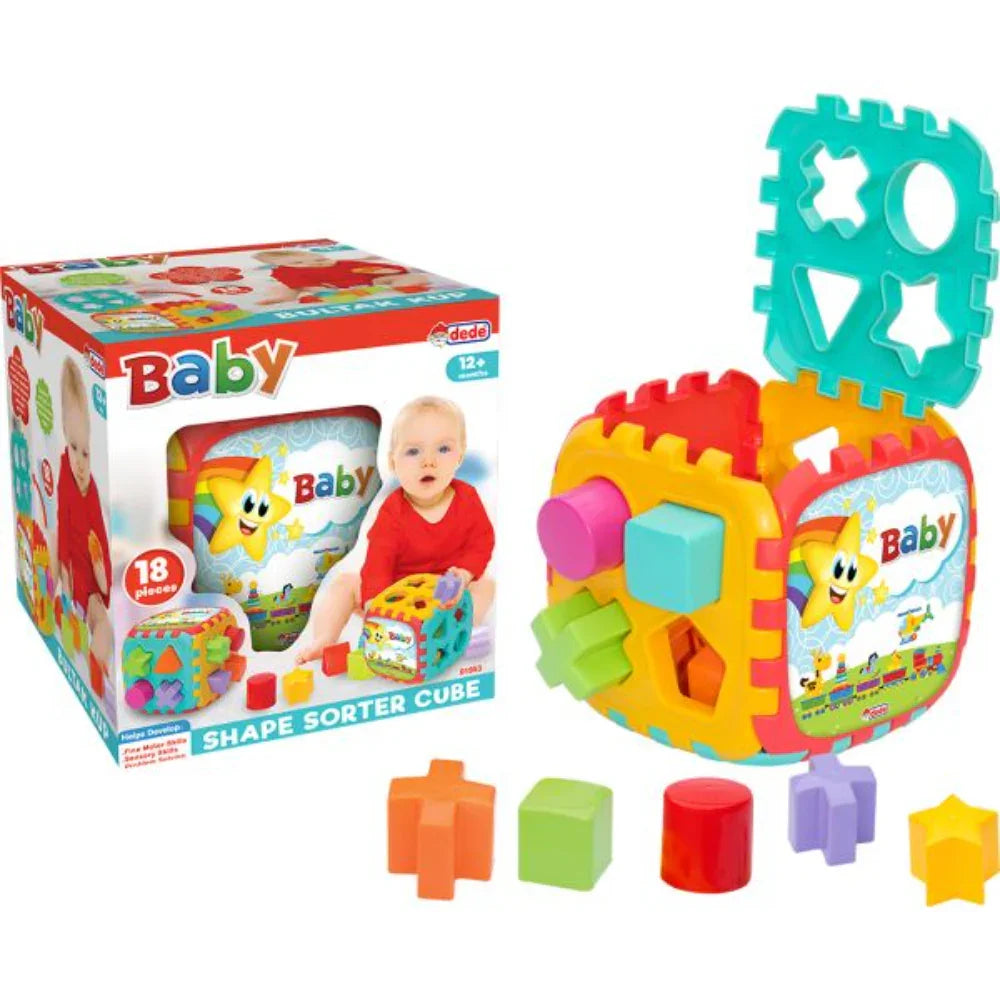 Dede Shape Sorter Cube - Toys