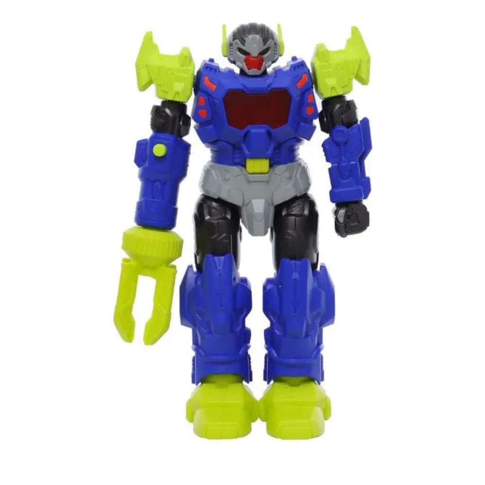 Robot Crusher Action Figure (Light & Sound) – Blue - Toys - OKO