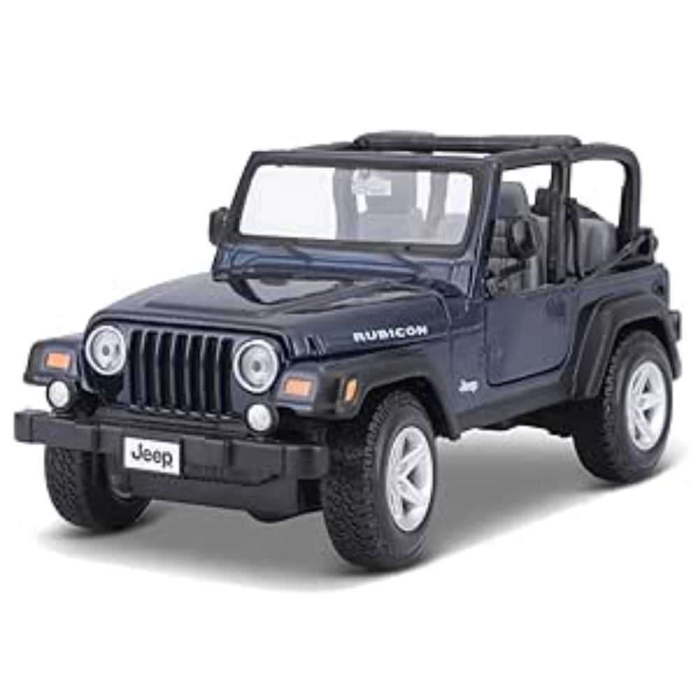 Maisto Jeep Wrangler Rubicon Die-Cast Model Car – 1:27 Scale - Toys