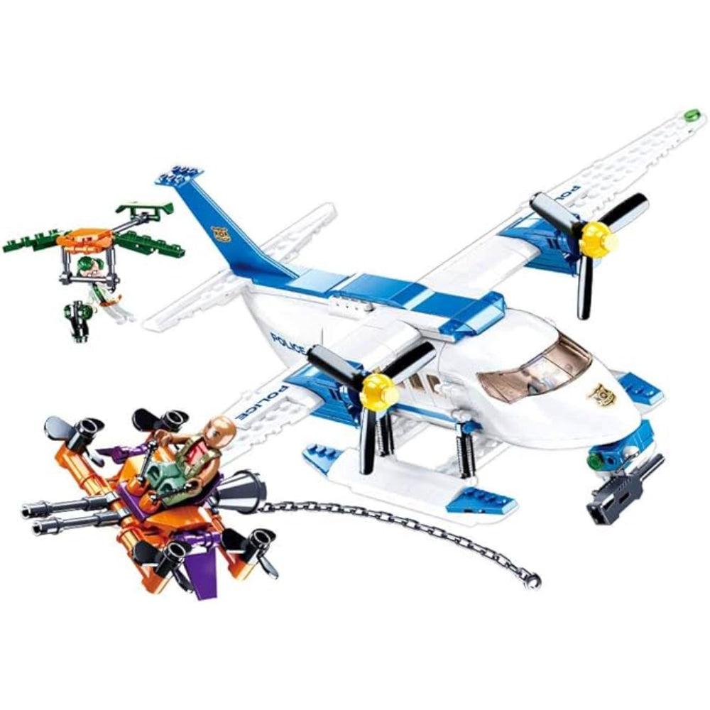 Sluban Police Manhunt By Air - 380Pcs - Toys
