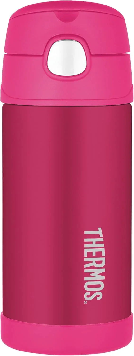 Thermos Funtainer Straw Bottle – Iridescent Pink( 355 ml )