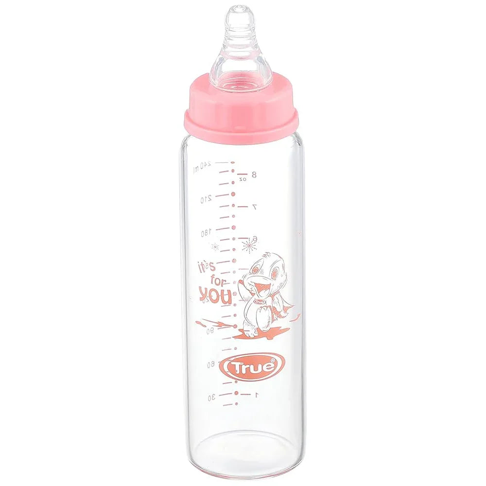 True Gold Feeding Bottle 240ml – Pink