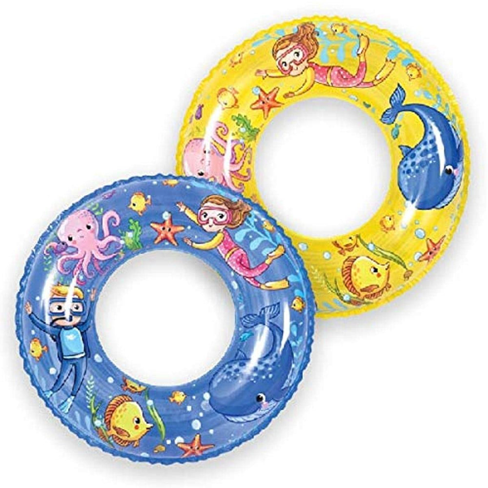 Sun Club Sea World Swim Ring 60cm – Blue - Summer