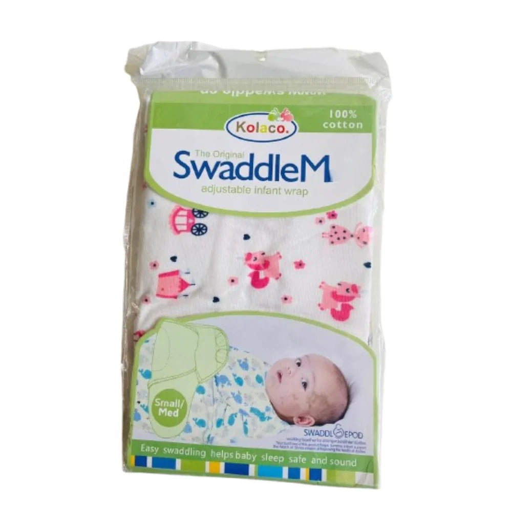 Kolaco - Unisex Cotton Baby Swaddle (Baby Stuff)