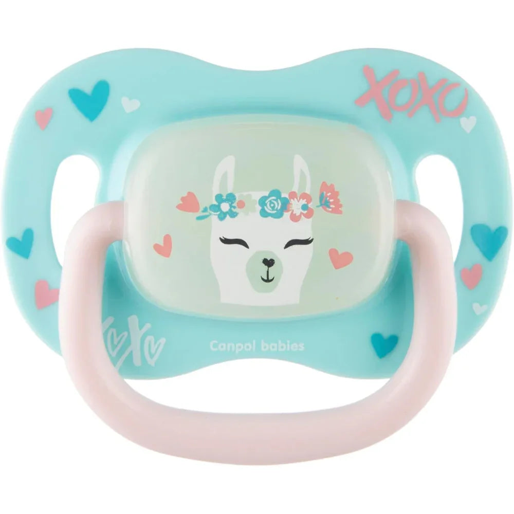 Canpol Babies Silicone Symmetrical Soother 6-18m - Llama