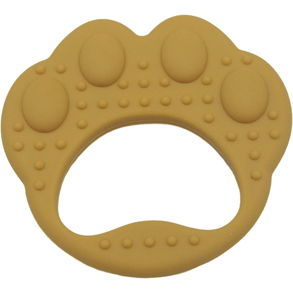 True Gold Silicone Teether 3m+ – Yellow - Baby Essentials