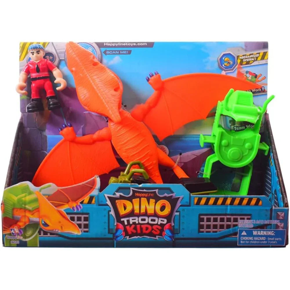 Happy Line Dino Troop Kids Pterodactyl with Sound - Toys