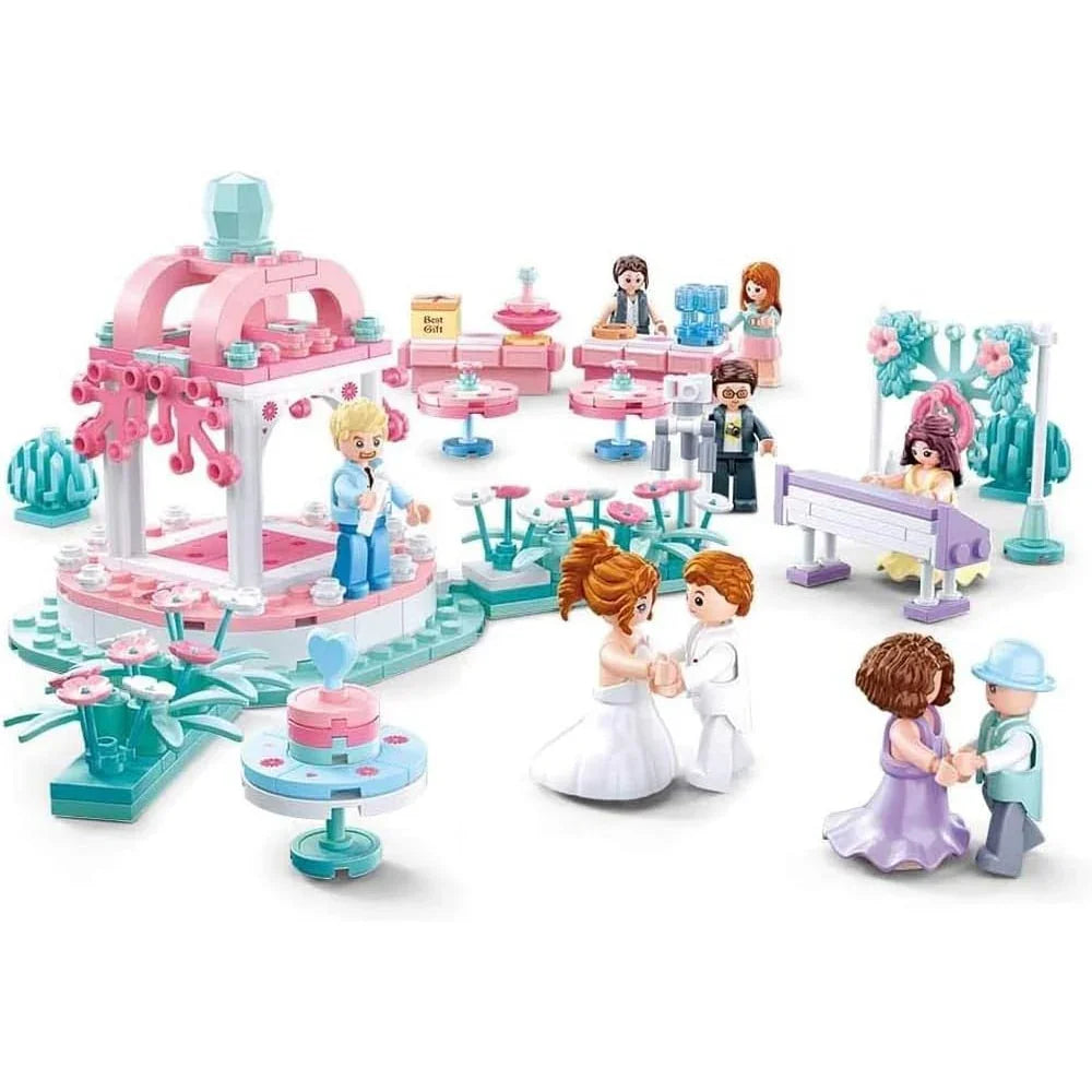 Sluban Girls Dream Wedding Party Building Blocks – 353 Pieces
