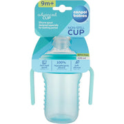 Canpol Babies Non-spill Cup Silicone Spout +9m 220ml with Handles – Aqua