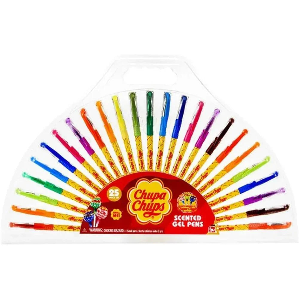 Chupa Chups Scented Gel Pens - 25 Colors - School - Kangaru
