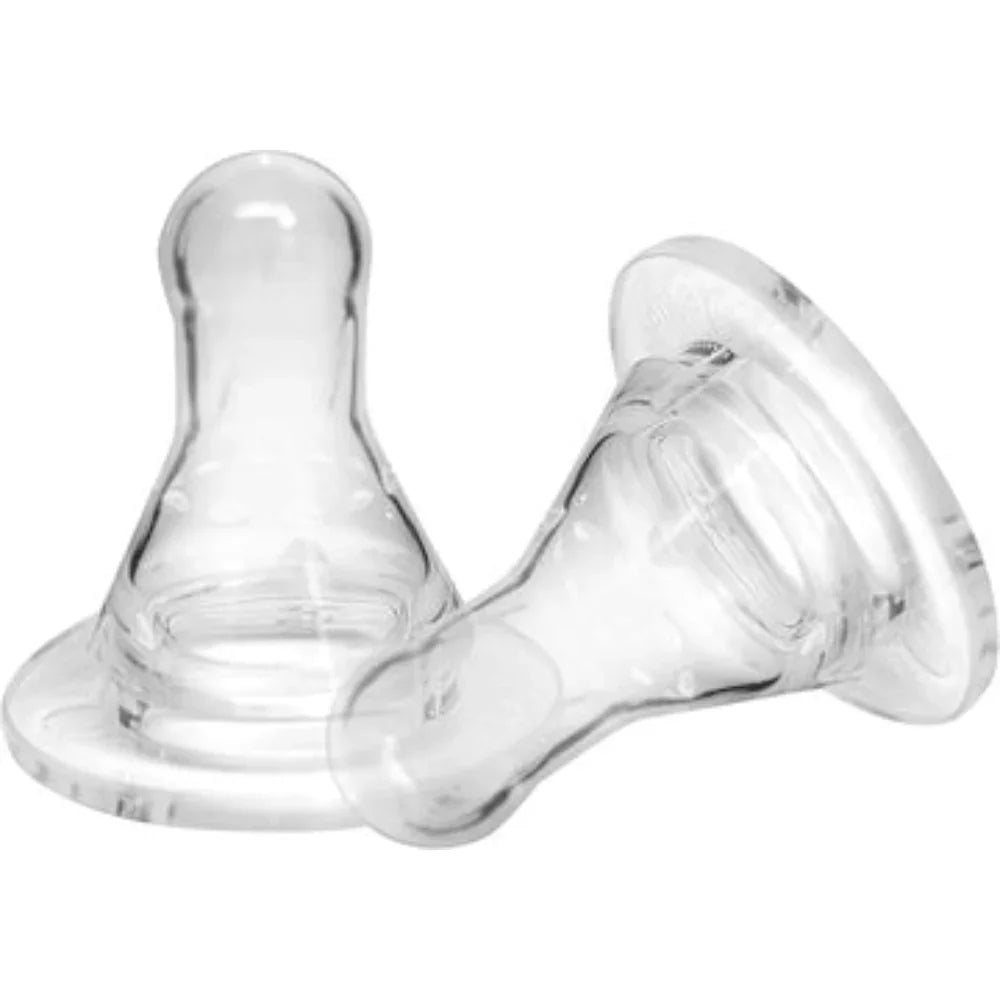 True Silicone Nipple 0m+ (2Pcs)