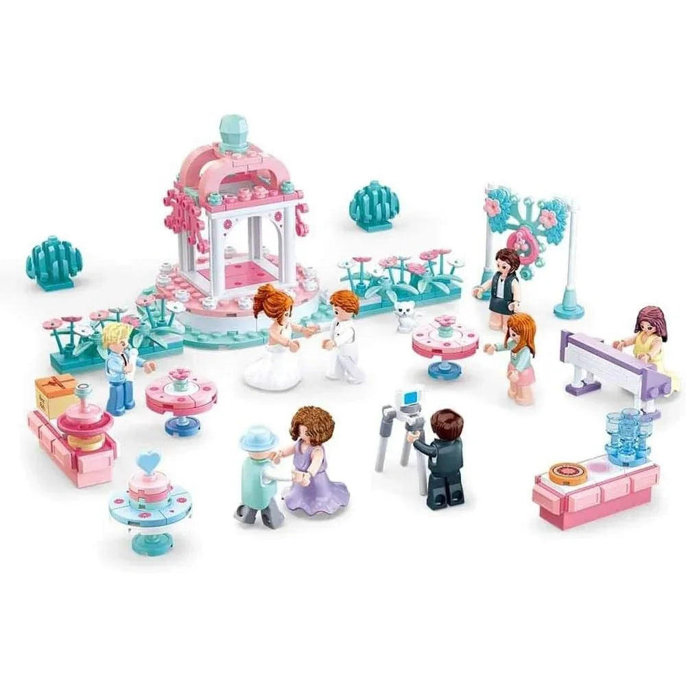 Sluban Girls Dream Wedding Party Building Blocks – 353 Pieces