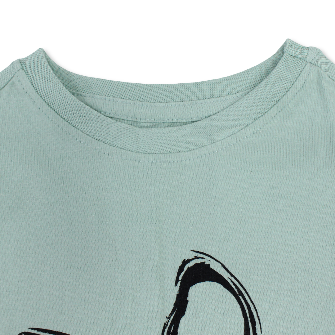 Girls Cotton Short Sleeve T-Shirt – Castle Rock with Bambi Print