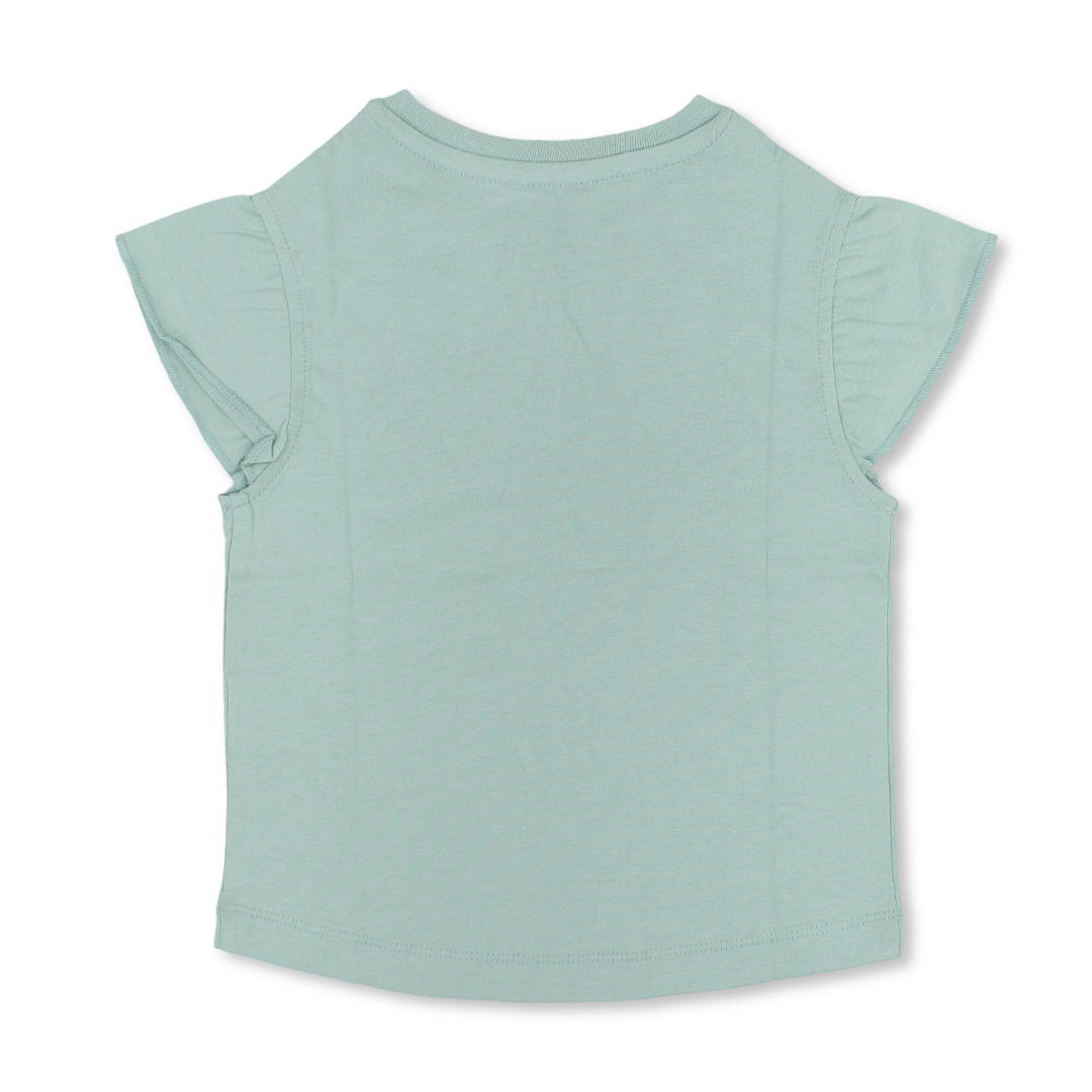 Girls Cotton Short Sleeve T-Shirt – Castle Rock with Bambi Print