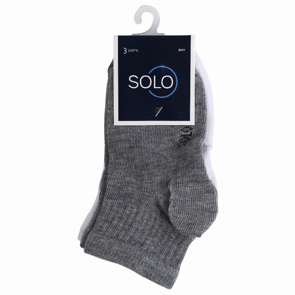 Pack of 3 – Unisex Cotton Lycra Socks