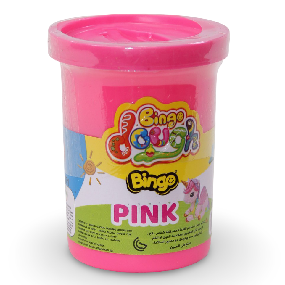 Bingo Dough Can 56gm – Pink - Toys