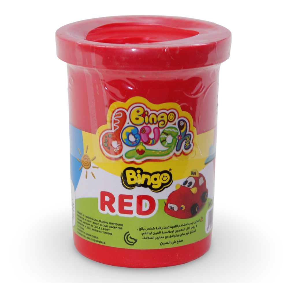 Bingo Dough Can 56gm - Red - Toys