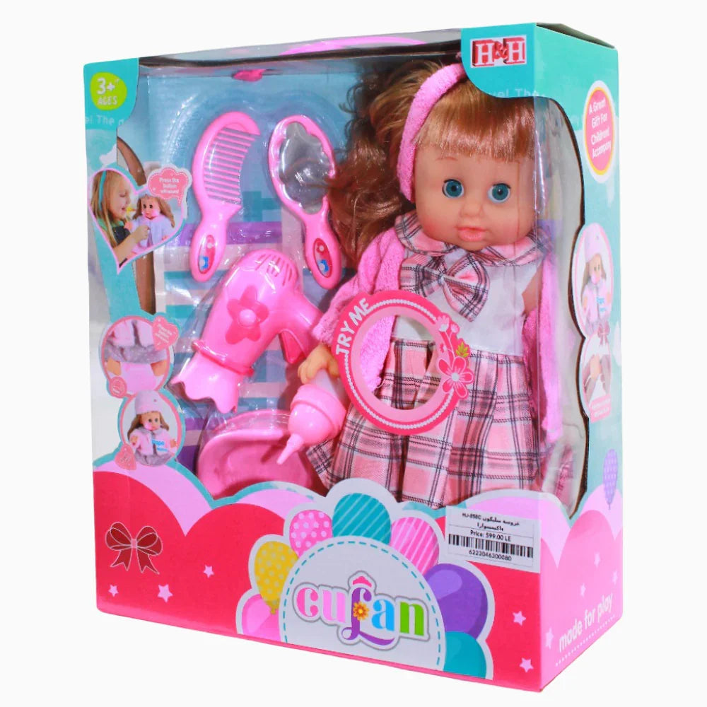 Baby Doll with Beauty and Nursing Accessories – Cute Design & Stylish Clothes