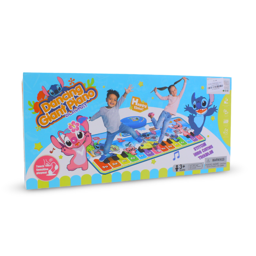 Stitch Dancing Giant Piano Mat