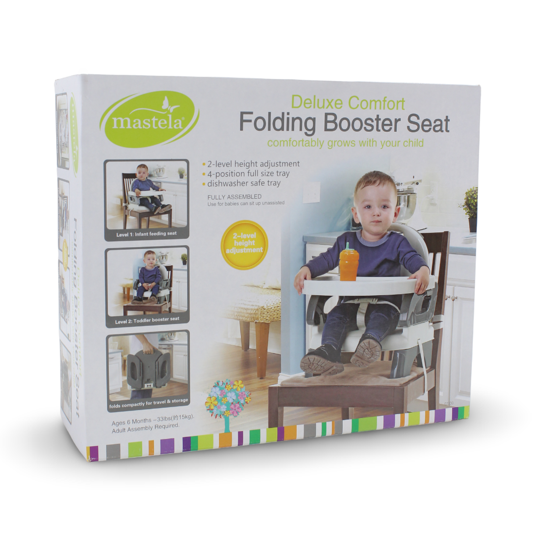 Mastela Deluxe Comfort Folding Booster Seat