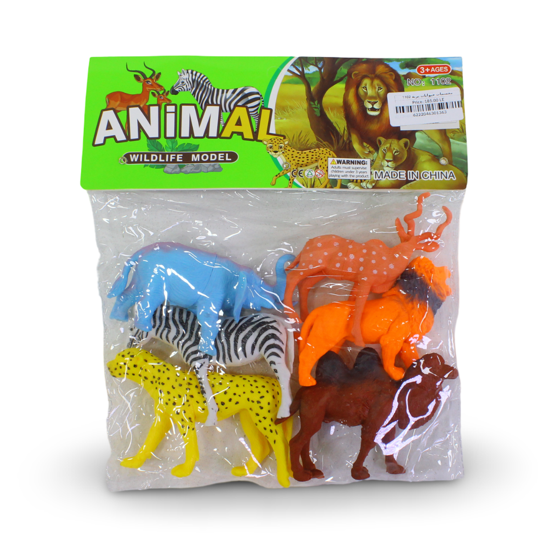 Wild Life Animal Toy Set – 6 Pcs
