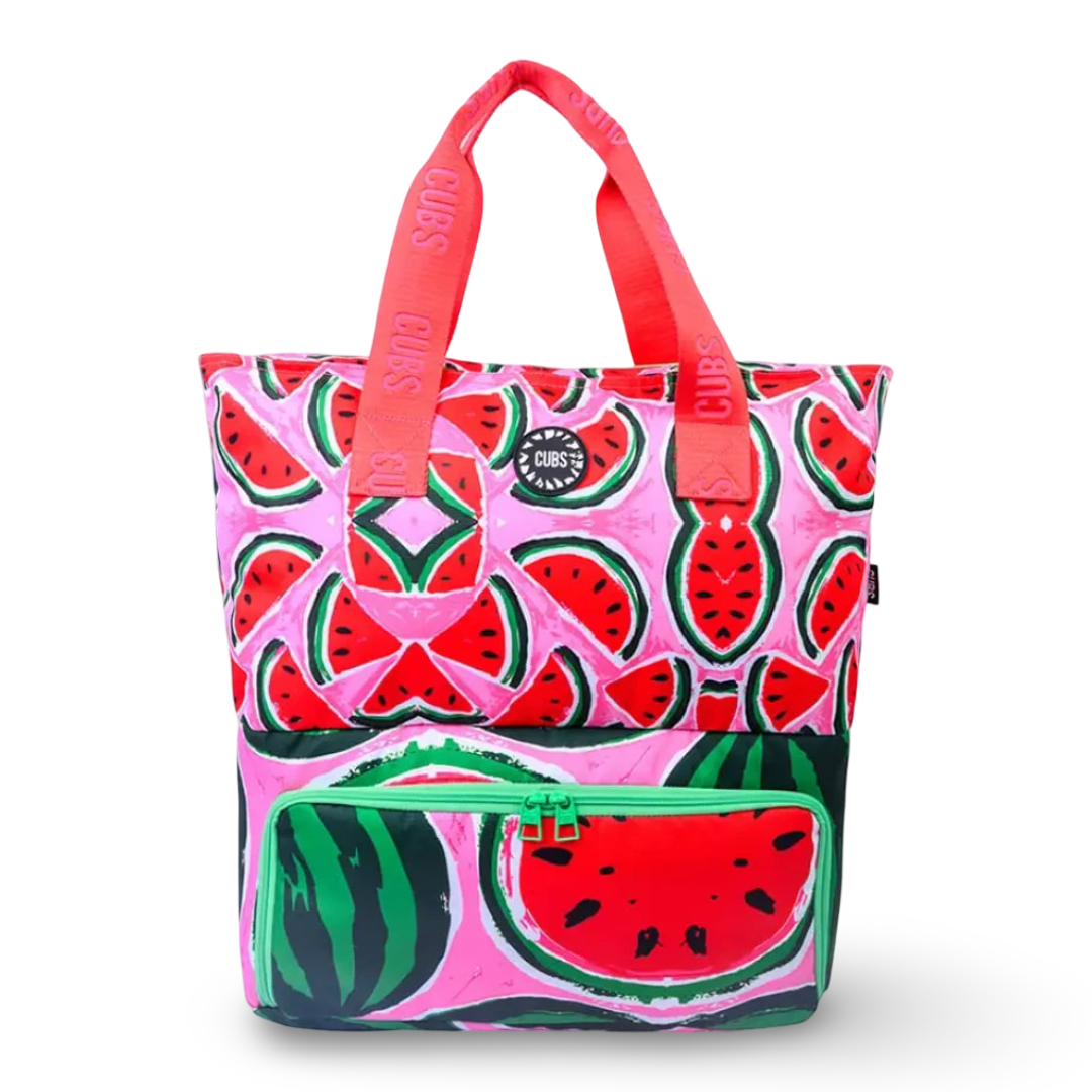 Cubs Watermelon Pink Fiesta Tote Cooler Bag - Summer