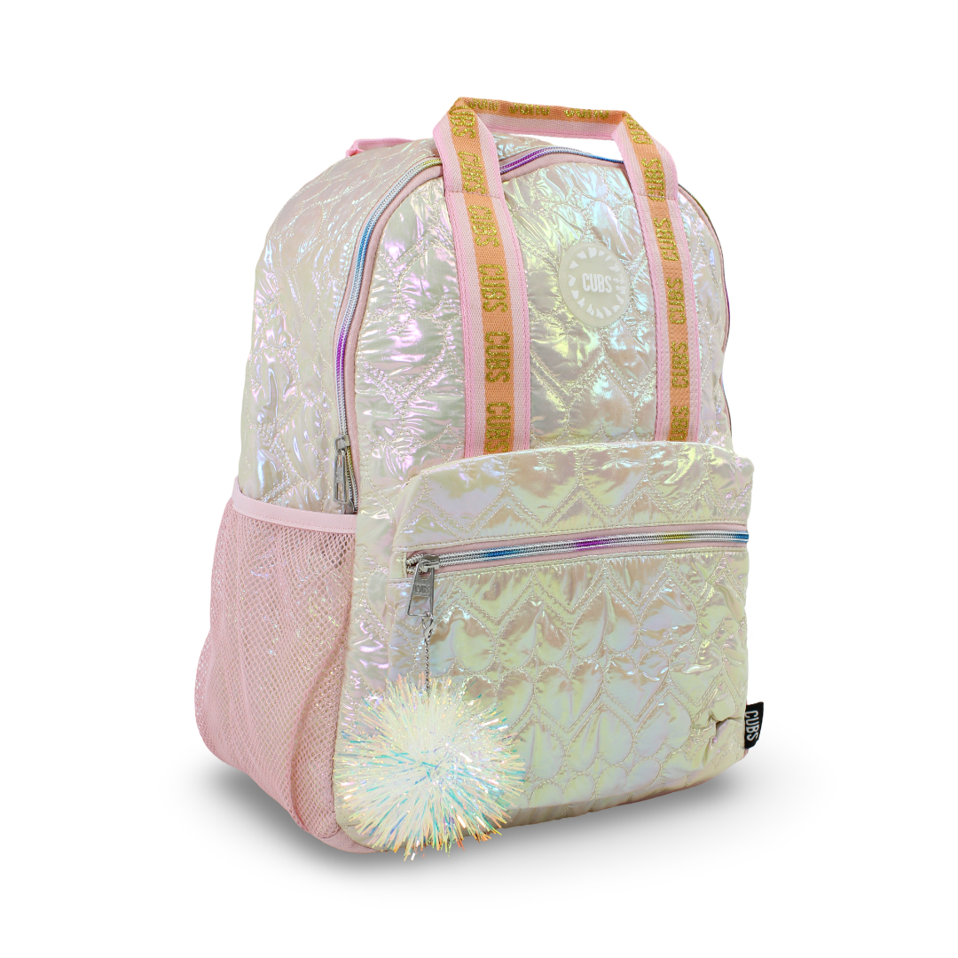 Cubs Light Pink Backpack High School