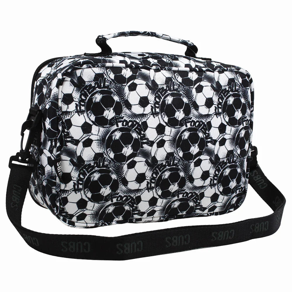 Cubs Football Sequin Lunch Bag
