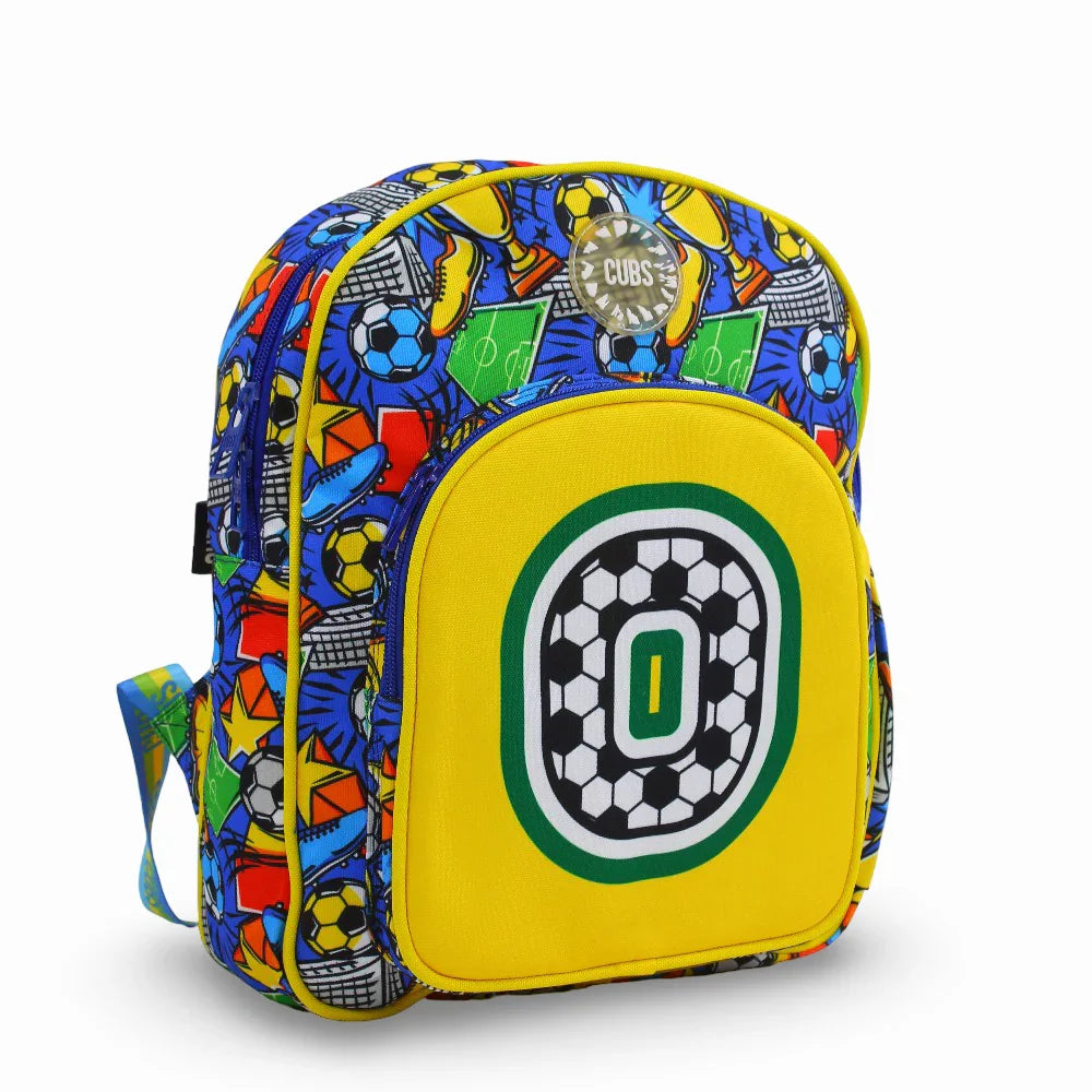Cubs Football Fan Letter O Nursery Backpack – 14 Inches
