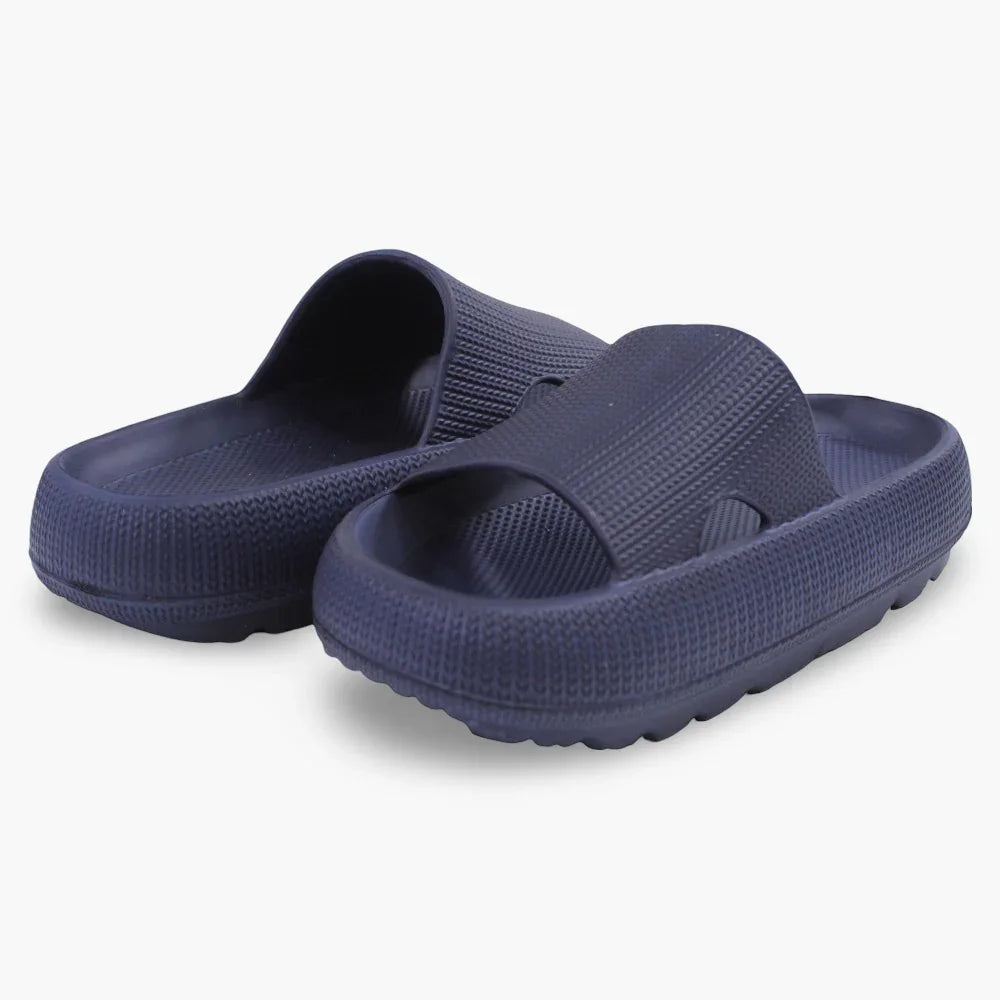 Navy Rubber Slippers