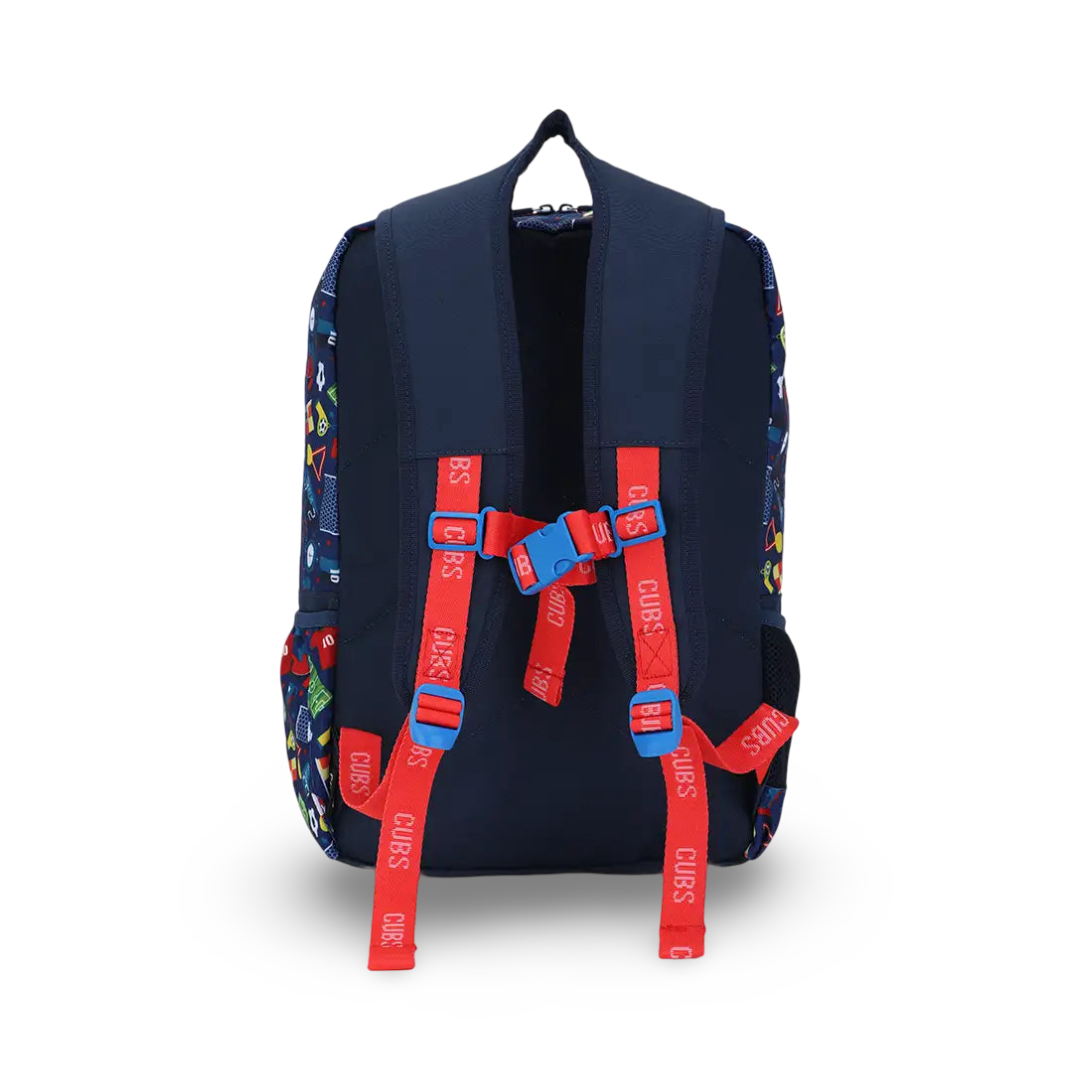 Cubs Navy Football Clip & Go Backpack 36L