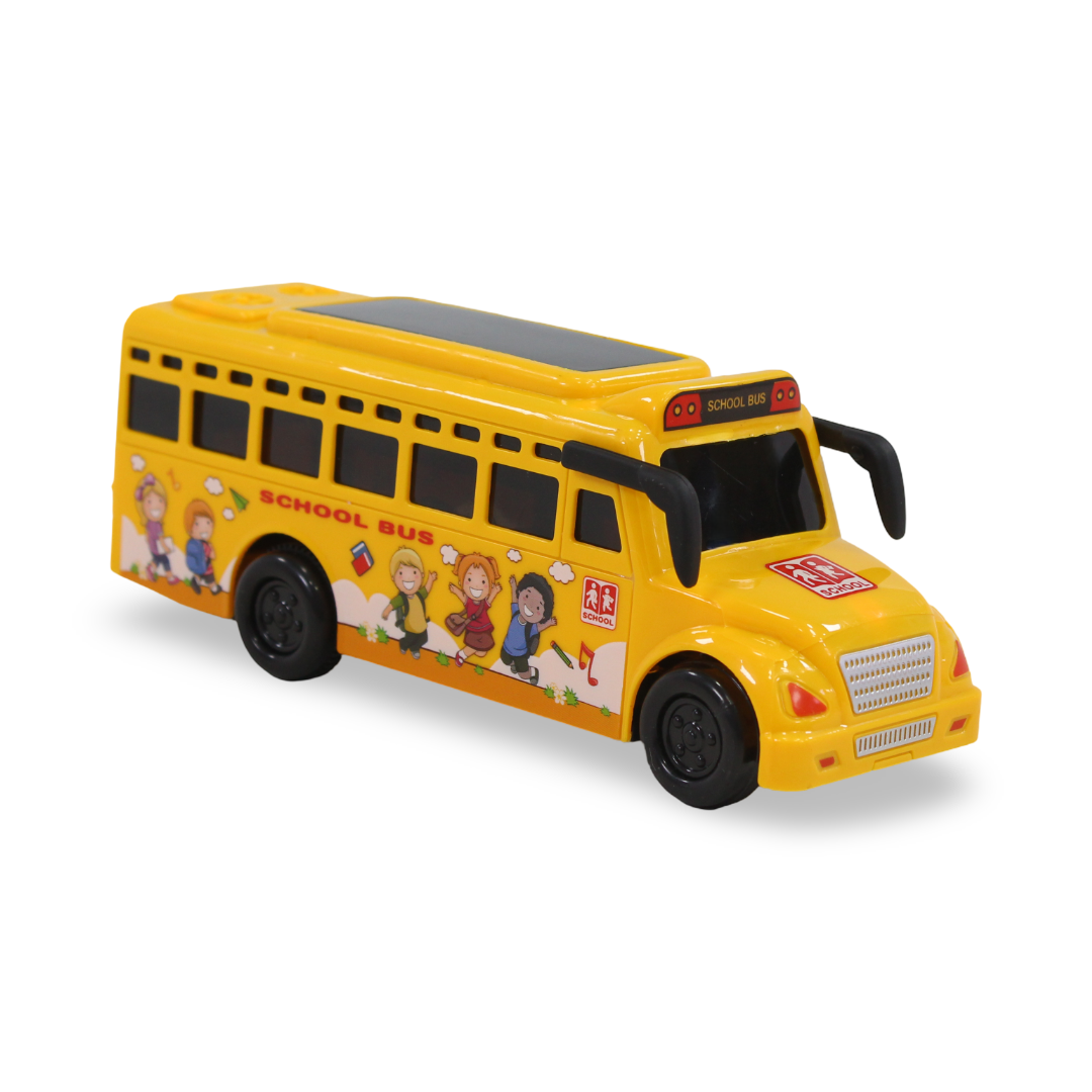 School Bus Play Set with Lights & Sound – 8 Pieces - Toys - For Baby