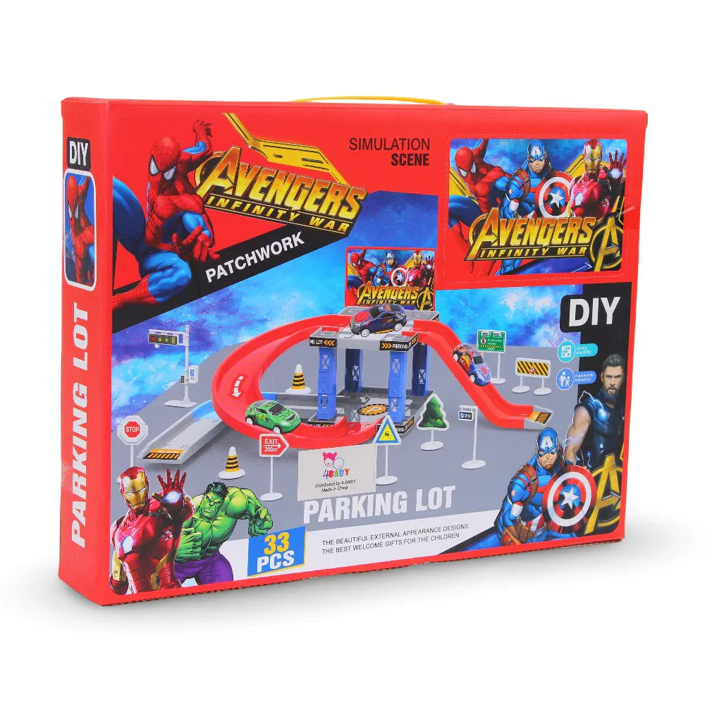 Parking Lot Simulation Scene – 45 Pieces