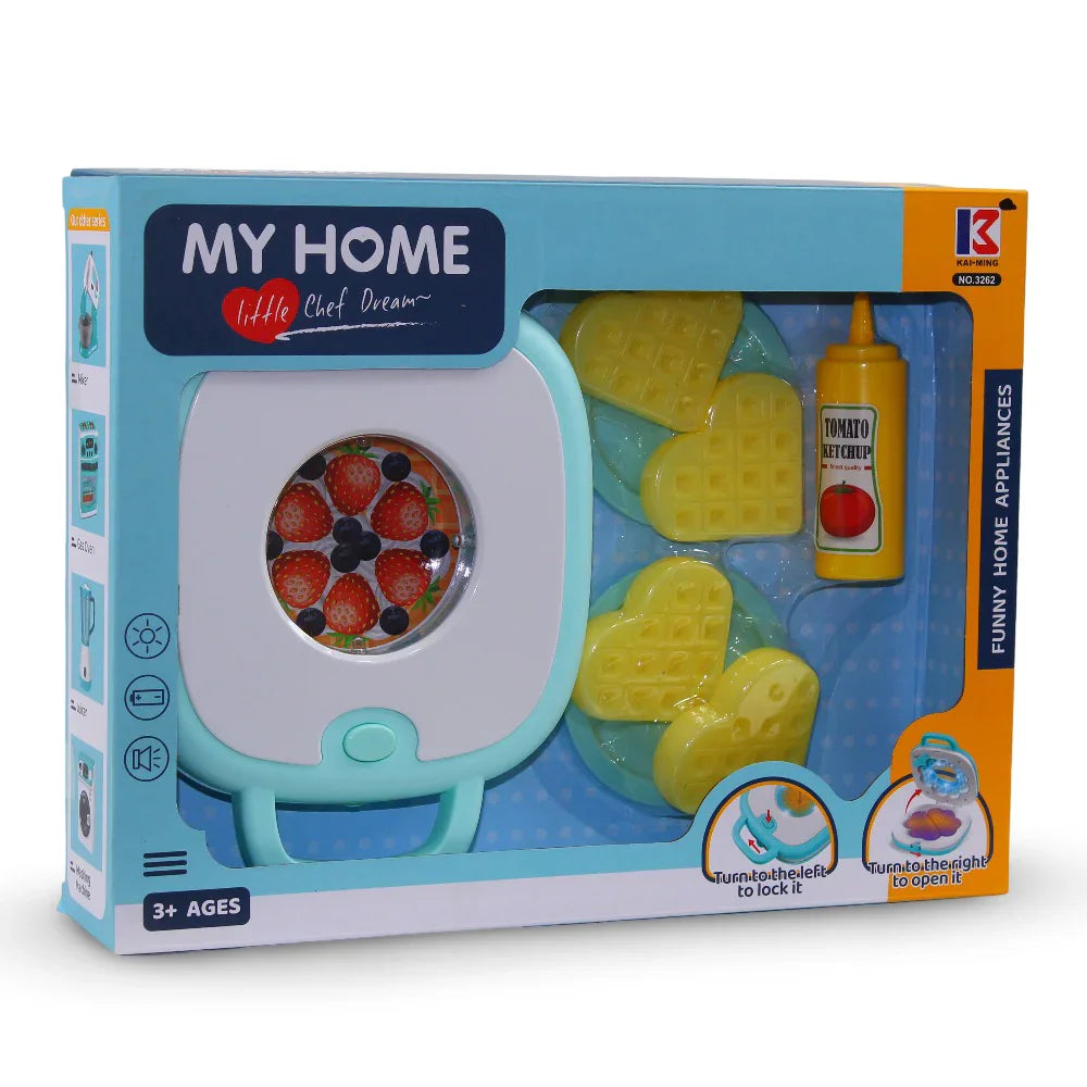 My Home Waffle Maker with Light & Sound