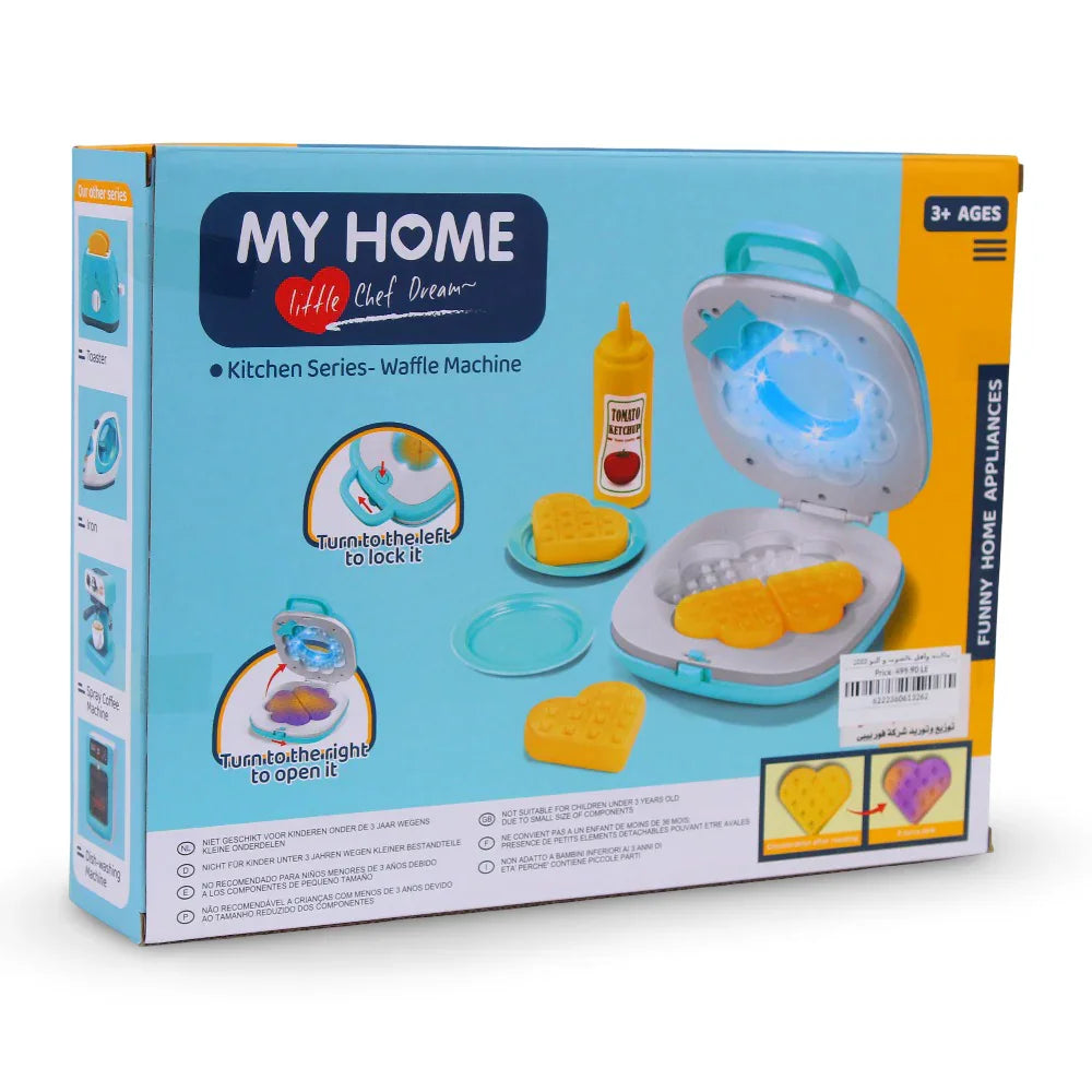 My Home Waffle Maker with Light & Sound