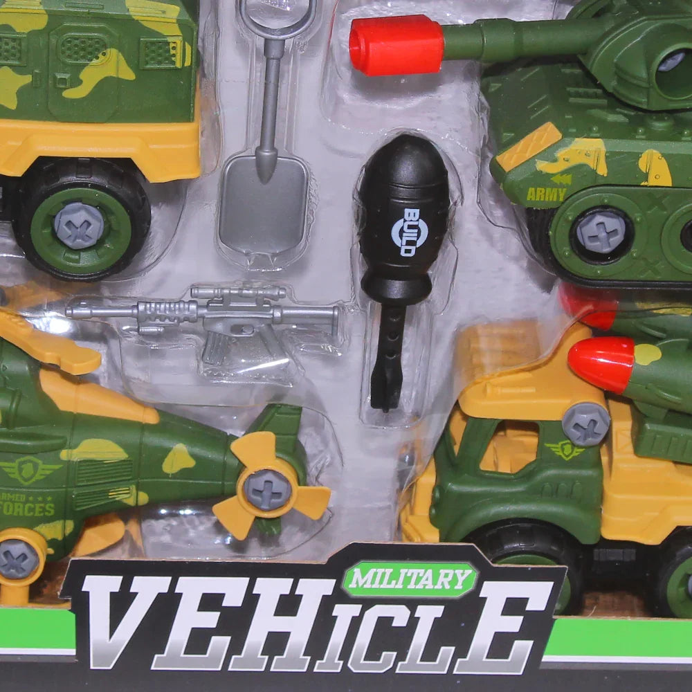 DIY Military Vehicles Set