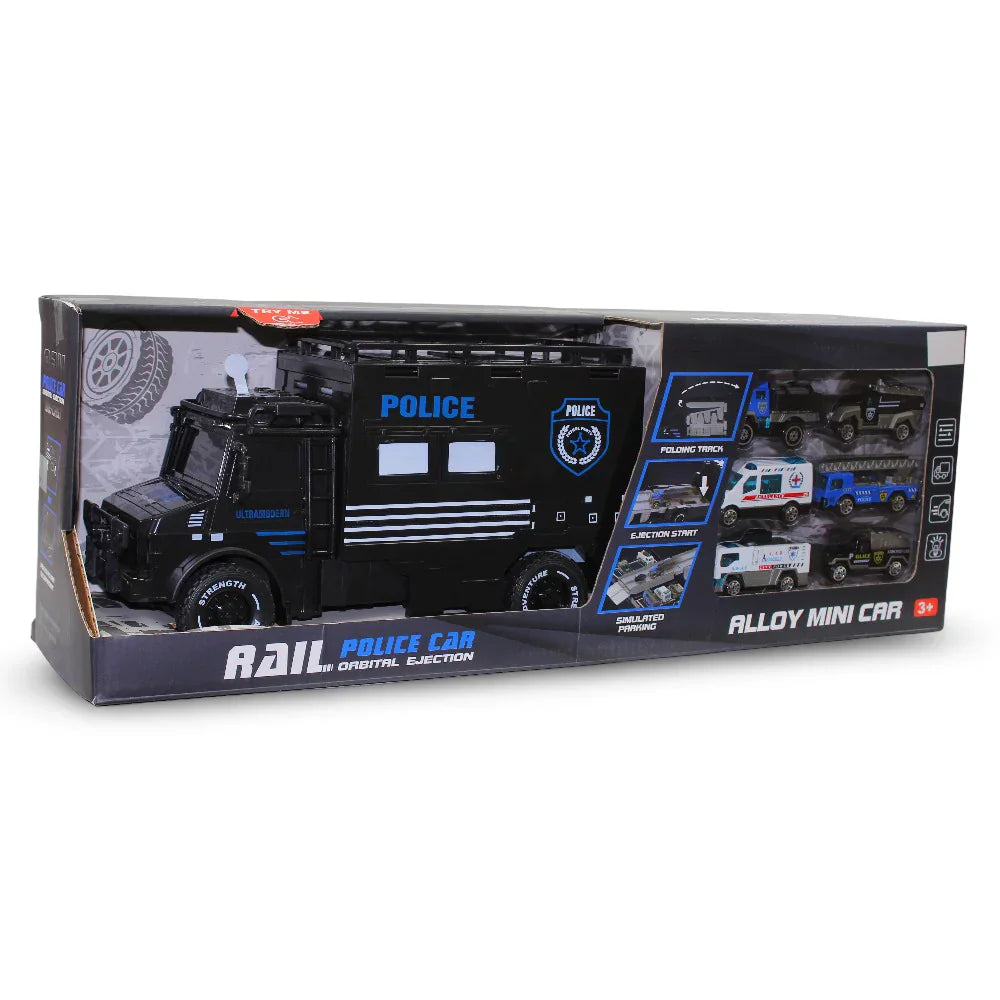 Police Car Rail Orbital Ejection