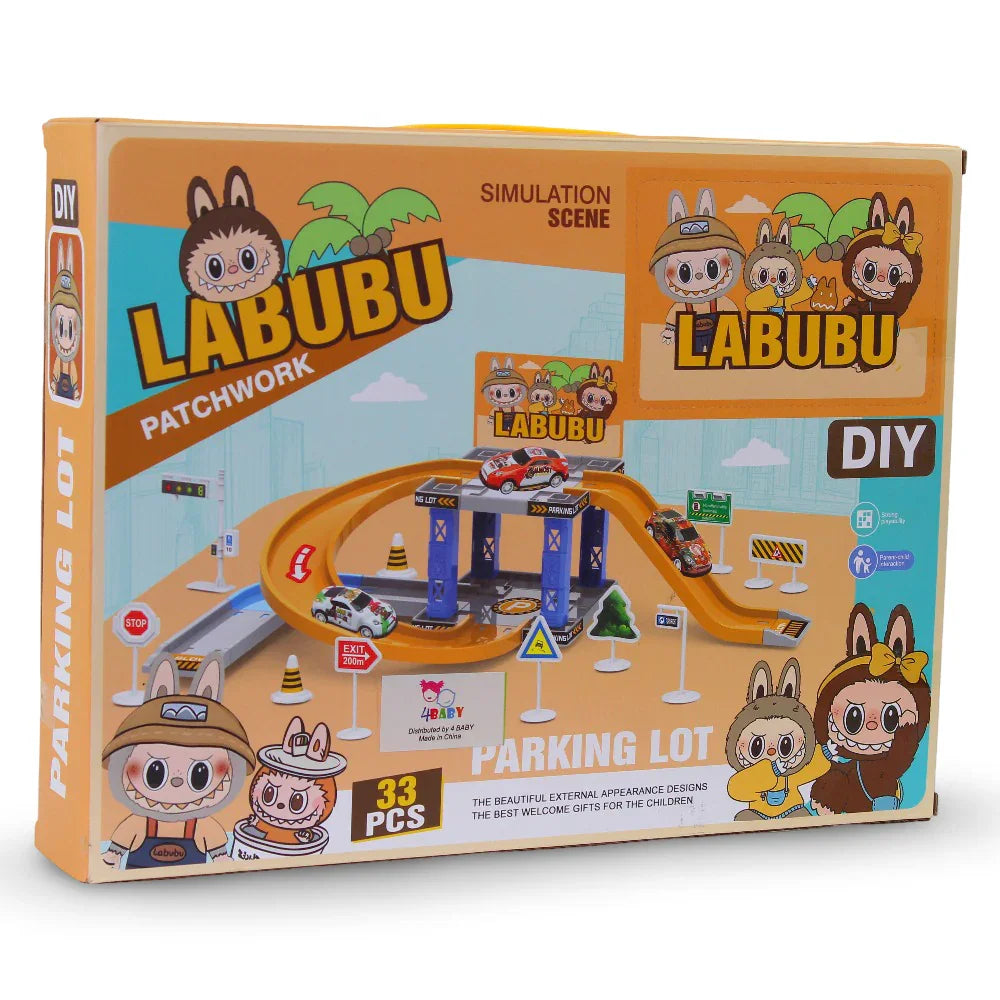 مشهد محاكاة Labubu Patchwork – 45 قطعة