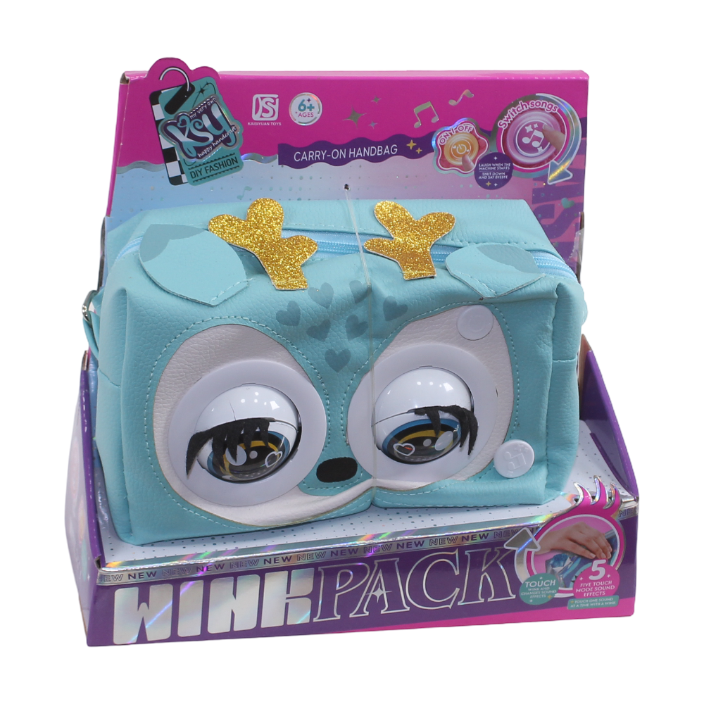 Girls Smart Bag with Moving Eyes and Sound - Toys - OKO