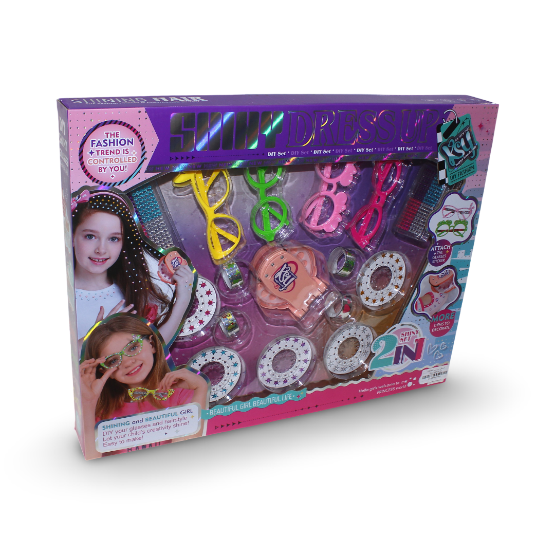 "Shiny Hair" 2-in-1 Styling Set - Toys - For Baby