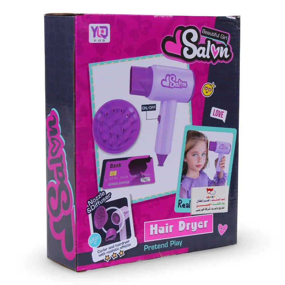 Beautiful Girl Salon Hair Dryer