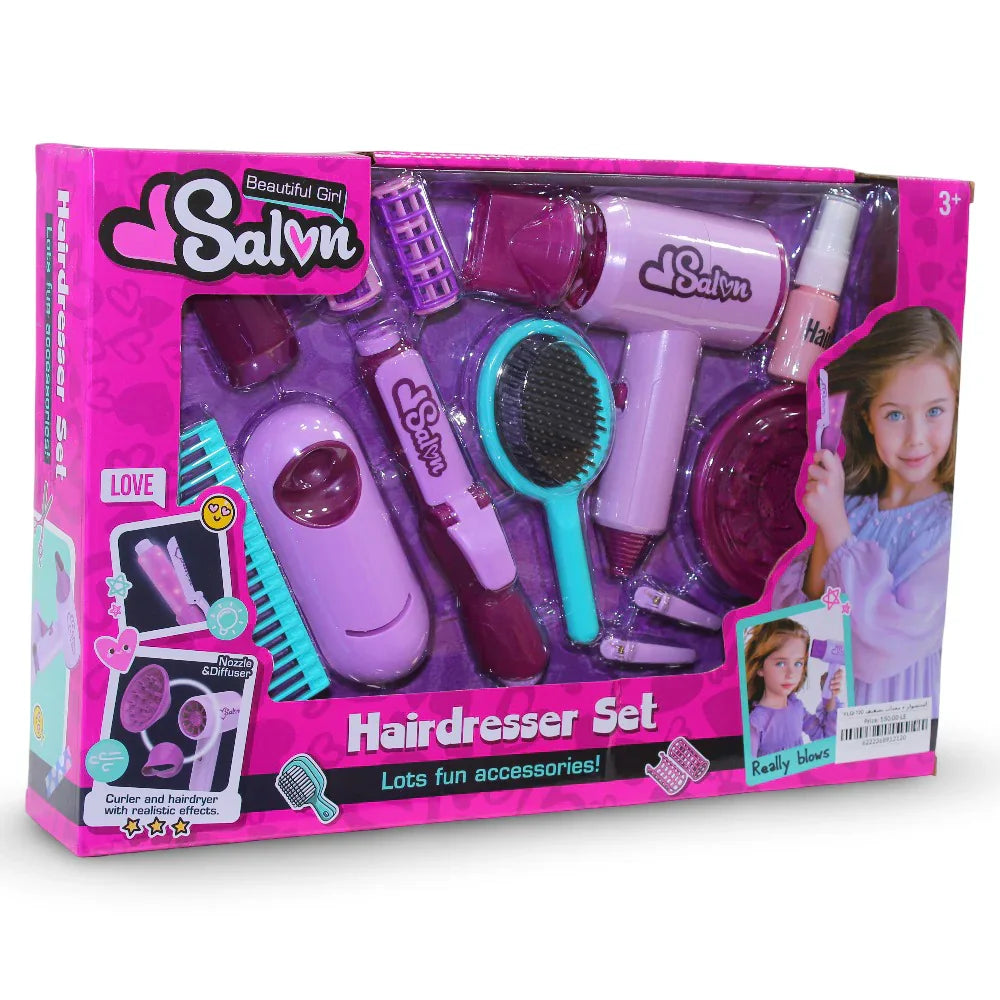 Beautiful Girl Salon Hairdresser Set
