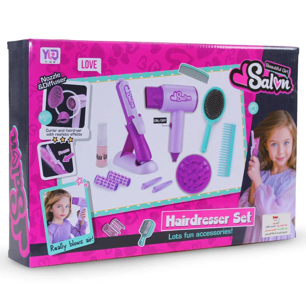 Beautiful Girl Salon Hairdresser Set