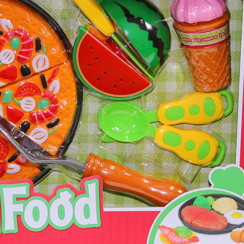 Pizza Playset with Cutting Tools